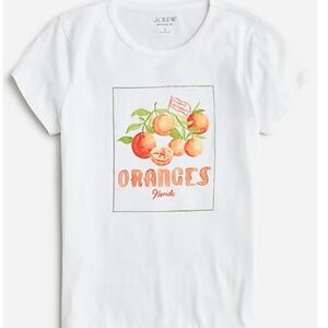 J.Crew Shrunken Orange Graphic T-shirt - M NWT